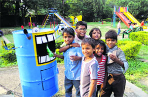 A childrens corner at Gandhi Park in Dehradun.