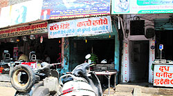 The khoya market inside Lohgarh Gate in Amritsar