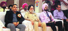 Members of the Senior Citizens Welfare Association, Mani Majra, attend a function at Gurukul Global School, Chandigarh.