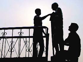  Workers clean the statue of Mahatma Gandhi in Jalandhar on the eve of Gandhi Jayanti.