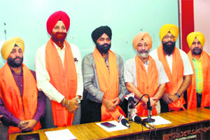 Members of the State Gatka Association in Jammu on Wednesday. 