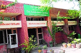 A view of the Drug De-addiction Centre