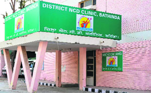 A view of the NCD Clinic in Bathinda.