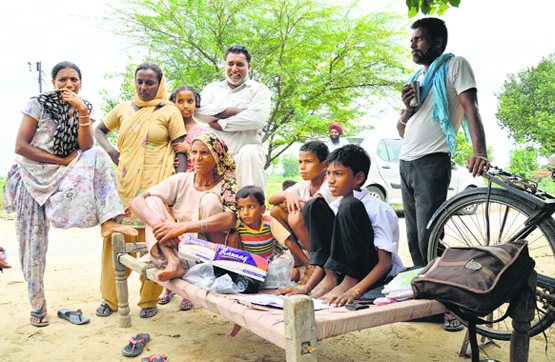 For a Dalit family and their neighbours at Kaunke village in Jagraon, its not about big issues. Every day is a struggle. 