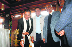 Ashwini Kumar, ex-Governor of Nagaland, inaugurates a North Zone conference in Shimla on Saturday. Photo: Amit Kanwar