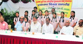Chief Minister Harish Rawat at a function on the anniversary of Mahatma Khushi Ram Library in Dehradun on Saturday.