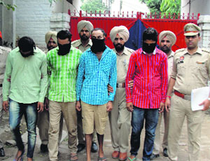 Murder accused in police custody in Ludhiana.