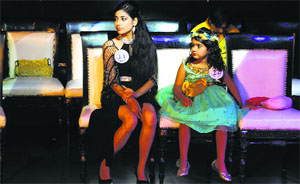 Participants waiting for their turn during ‘Rock-on’, an annual day event of the De Samar Academy, in Ludhiana.