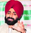 Dr Harjot Singh addressing mediapersons in Amritsar.