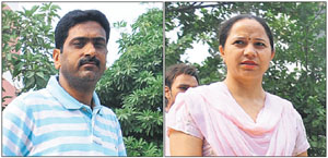Rajesh Saini and his wife have alleged that their son was harassed by the teacher.