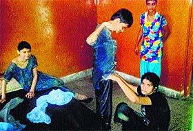 Pooja, an orphan and inmate at Prayas School, has been working as a full-time maid without any salary for the past few months in Jalandhar.  A Tribune Photograph