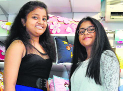 Childhood memories: Anjali Aastha and Vasundhara Thaira.