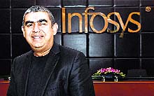 Infosys CEO Vishal Sikka during the announcement of companys 2nd quarter results in Bengaluru on Friday