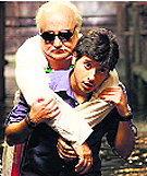 Anupam Kher and Dibyendu Sharma 