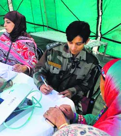 The Rashtriya Rifles conducts a medical camp in Pulwama district.