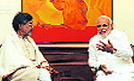 Nobel Peace Prize winner meets PM Narendra Modi in New Delhi on Saturday
