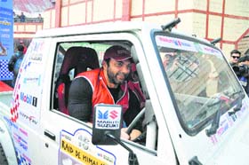 Sohail Khan participates in the 16th Maruti Suzuki Raid De Himalaya in Shimla recently