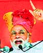 In order to identify himself with various regions of Haryana, Prime Minister Narendra Modi wore different styles of turbans during campaigning . Modi addressed 12 rallies on three days in the state that goes to the polls on Wednesday