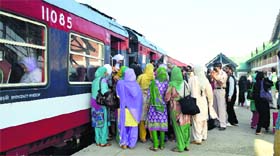 Partial operations from Baramulla to Banihal were resumed on September 28.