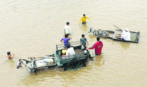 Flood forecasting in an era of climate change is a crucial priority for Pakistan & India. AFP