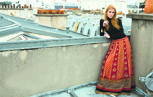 An outfit from Ritu Kumars Winter Festive Campaign