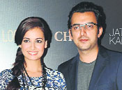 Dia Mirza and Sahil Sangha