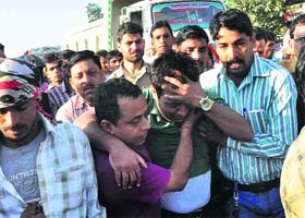 Father of the girl who died after being crushed by a speeding truck in Dehradun on Wednesday