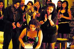 Jas Bhatia with actor Parineeti Chopra on the sets of Kill Dil