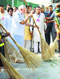 An attempt, and not so subtle one, has been made by the RSS-dominated Modi government to sidetrack the real message of Gandhi