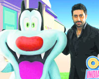 Abhishek Bachchan in a special episode of Oggy and the Cockroaches