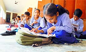 Government schools in the state have failed to implement the RTE Act. 