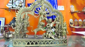 A dhokra art figurine