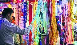 Chinese lights are in demand in markets in Chandigarh