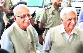 BJP leader LK Advani in Amritsar on Sunday