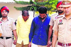 The accused in police custody