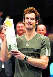 Andy Murray beat David Ferrer 5-7 6-2 7-5 in the final of the Vienna Open on Sunday. 