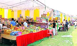 A view of the cracker stalls