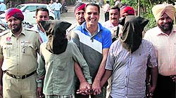 Two of the accused in the child kidnapping case in police custody