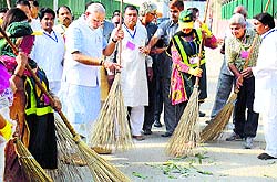 Prime Minister's Clean India campaign was inspired by Mahatma Gandhi's philosophy