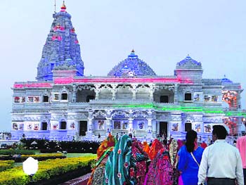 Devotees throng Prem Mandir