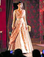 Sabyasachi recreated a railway coach at India Couture Week 14