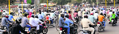 Heavy rush was witnessed at Hallo Majra village during the swearing-in ceremony of Haryana Chief Minister Manohar Lal Khattar on Sunday. 