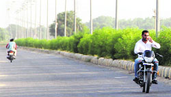 Ring Road, Phase II on which the ROB is being constructed by the BDA and will be inaugurated by the Railway Minister on October 30. A FILE PHOTOgraph