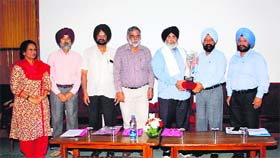 Participants at the one-day national seminar on the Komagata Maru incident at Guru Nanak Bhavan of Guru Nanak Dev University in Amritsar on Tuesday.
