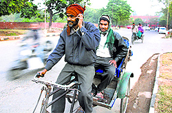 The mobile phone enables access to information within the system. It allows for possibilities that only an underclass can understand.