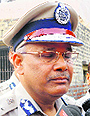 DGP SN Vashisht speaks to the media in Gohana on Tuesday