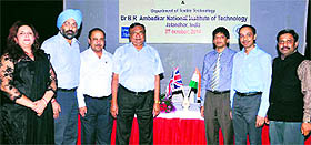 Memorandum of Understanding was signed between the Department of Textile Technology, Dr BR Ambedkar National Institute of Technology, Jalandhar, and the University of Bolton, UK, on Monday to facilitate and enhance academic 