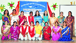 AFWWA members during the function in Jammu. A tribune Photo