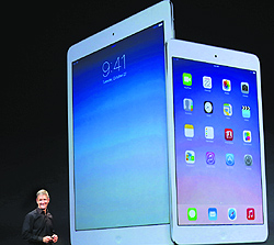 The new iPad Air and the iPad mini with retina display are thinner and more powerful than the earlier versions