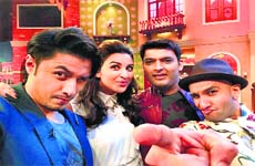 Fun time: The cast of Kill Dil on Comedy Nights with Kapil